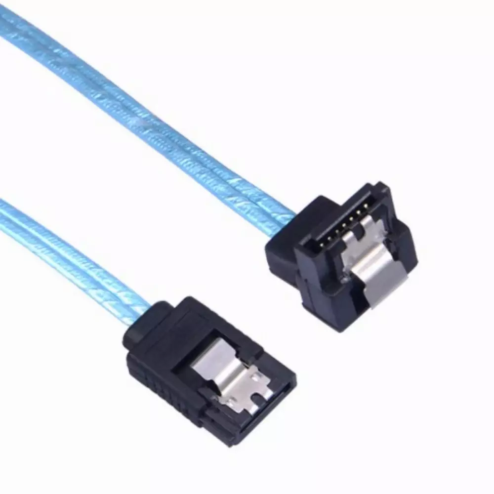 Orico кабел Cable SATA3 90cm /w Lock, 1 Right angle - CPD-7P6G-BA90