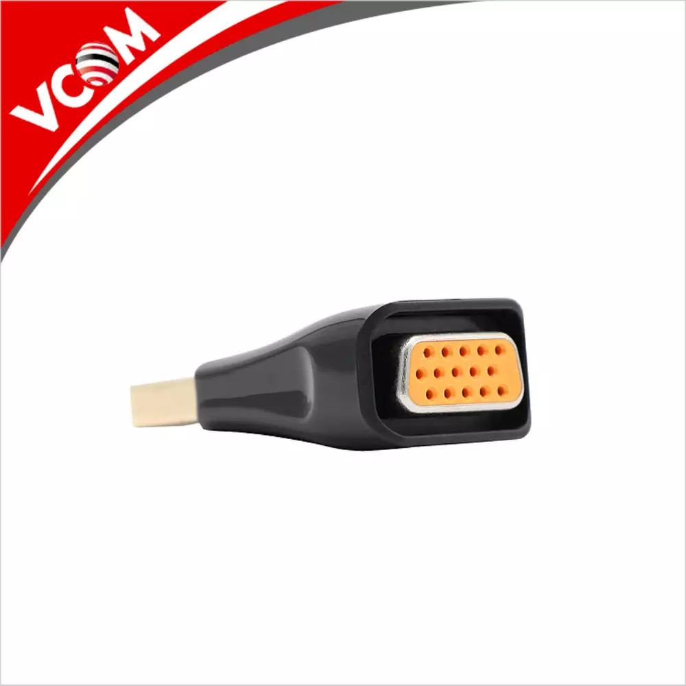 VCom Adapter Adapter DisplayPort DP M / VGA F Gold plated - CA333