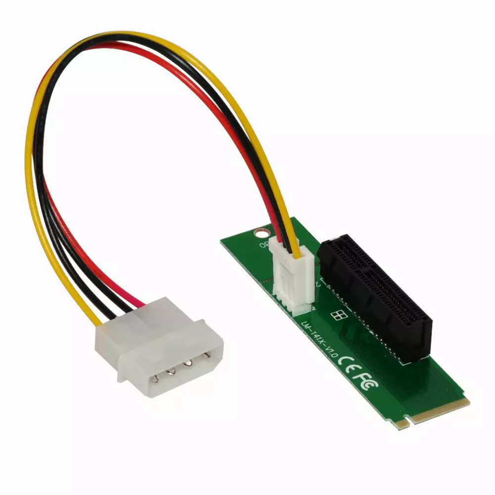 Makki Mining M.2 to PCI-E 4X Slot Riser - MAKKI-M2-PCIE-4x-v1