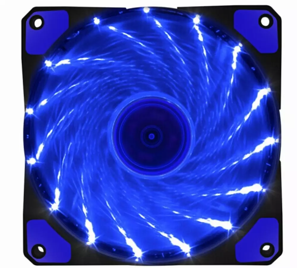 Вентилатор Makki 120mm - 15 BLUE LED lights - MAKKI-FAN120-15BL