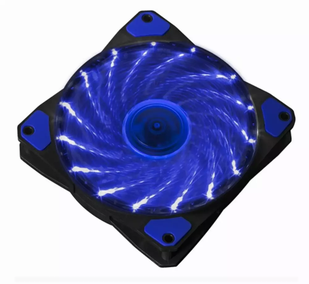 Вентилатор Makki 120mm - 15 BLUE LED lights - MAKKI-FAN120-15BL