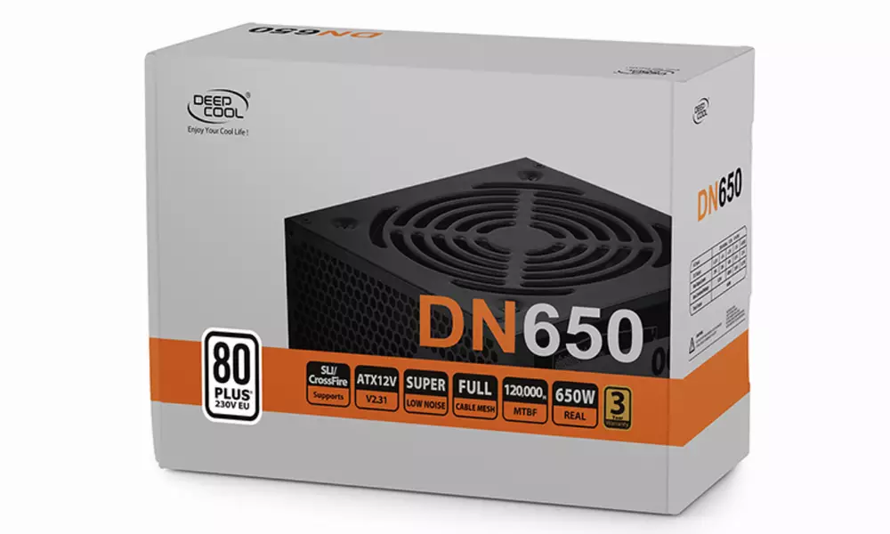 Захранване DeepCool DN650 650W 80+ new version PSU