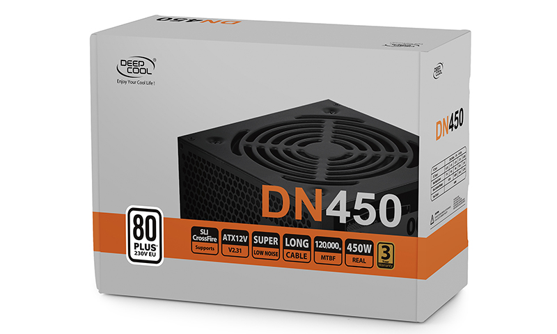 Захранване DeepCool DN450 450W 80+  new version PSU