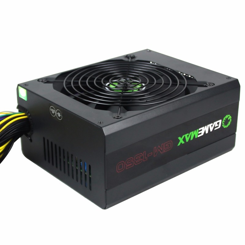 Захранване Gamemax GM-1350 1350W 80+ Gold Bitcoin Mining 12xPCIe PSU