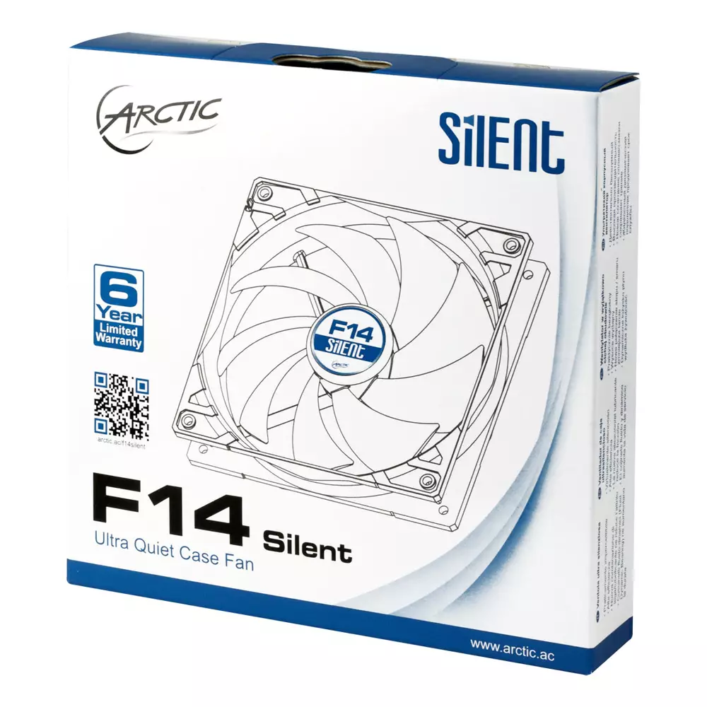 Вентилатор Arctic F14 Silent - 140mm/800prm