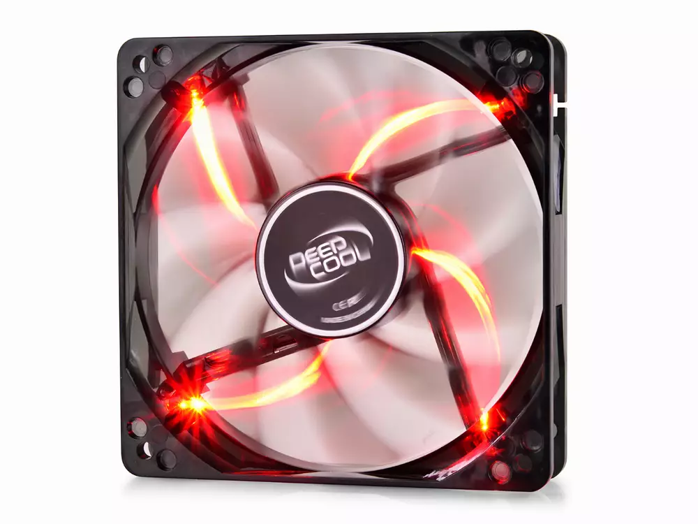 Вентилатор DeepCool 120mm Red LED - WIND BLADE 120 - 1300rpm