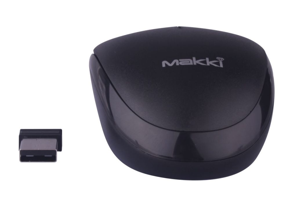 Мишка Makki MSX060 Wireless Mouse Black Безжична 