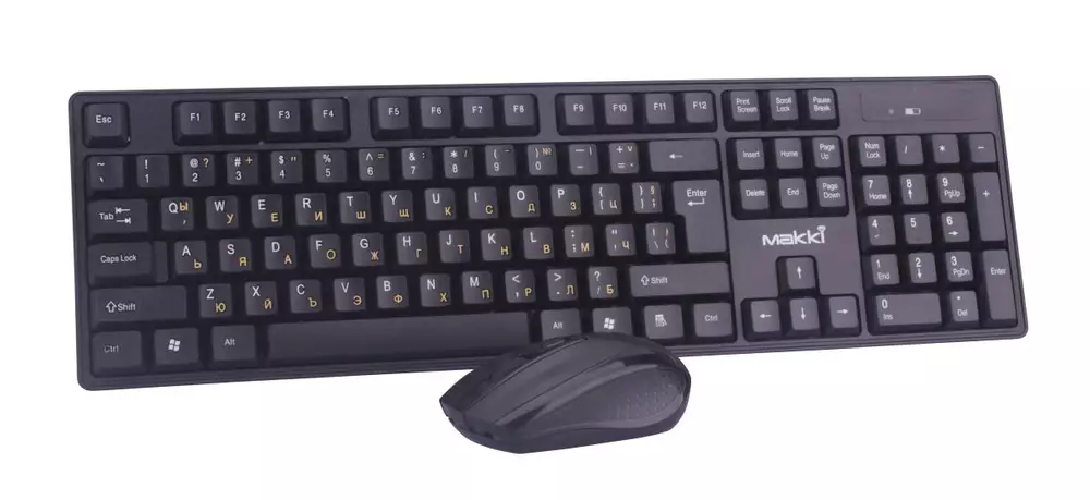 Kabelloses Tastatur- und Mausset Makki KBX 008 BDS Wireless