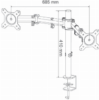 Arctic Стойка за монитор Desk Mount Monitor - Z2 BASIC