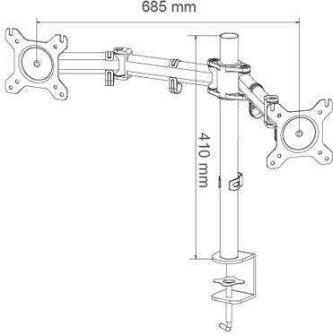 Arctic Стойка за монитор Desk Mount Monitor - Z2 BASIC