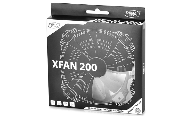 Вентилатор DeepCool 200mm Red LED - XFAN 200RD
