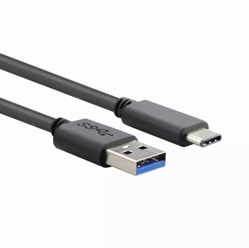 VCom Кабел USB 3.1 Micro type C / USB 3.1 AM Black - CU401-1m