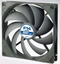 Вентилатор Arctic F14 PWM PST CO - 140mm 2Ball 550-1350rpm