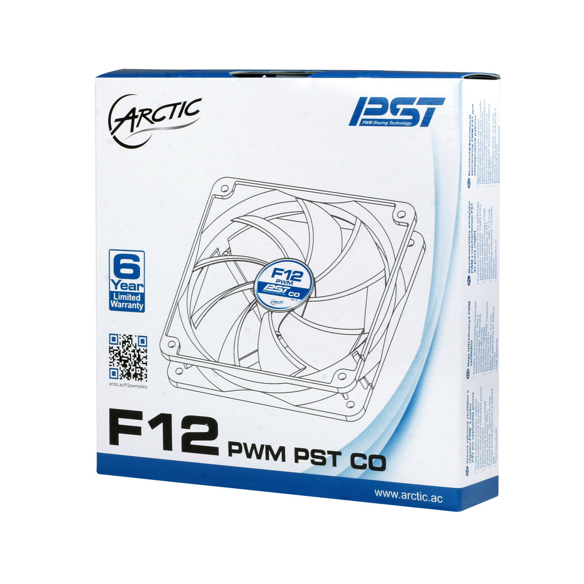 Вентилатор Arctic F12 PWM PST CO - 2Ball - 600-1350rpm