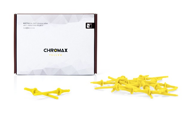 Анти-вибрационни крепежи Noctua Slics 20pcs - NA-SAV2 chromax yellow