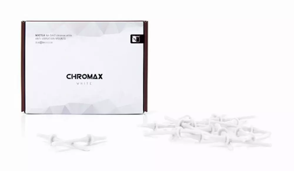 Анти-вибрационни крепежи Noctua Slics 20pcs - NA-SAV2 chromax white