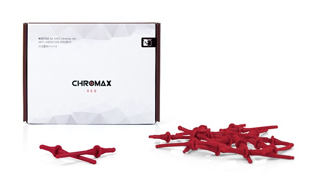 Анти-вибрационни крепежи Noctua Slics 20pcs - NA-SAV2 chromax red