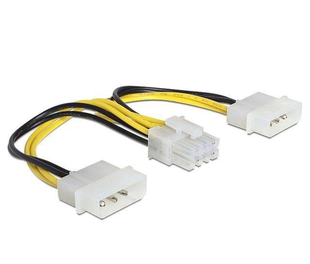 VCom Адаптер Adapter 2xMolex to 8pin PCI-E VGA - CE317-0.15m