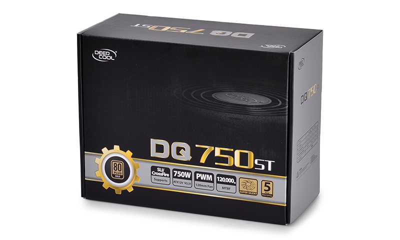Захранване DeepCool DQ750ST 750W 80+ Gold Silent PSU