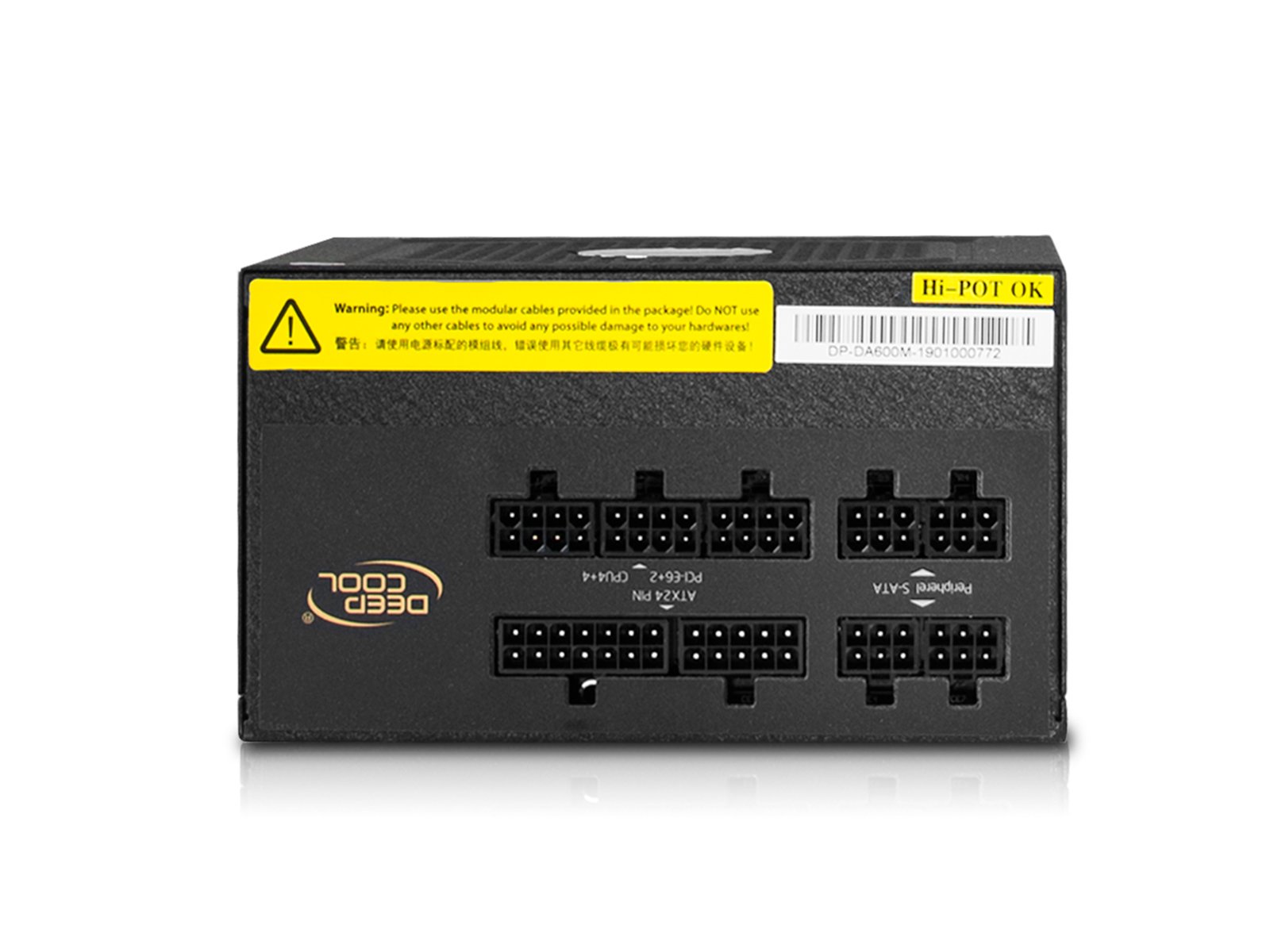 Захранване DeepCool DA600-M 600W 80+ Bronze Modular PSU