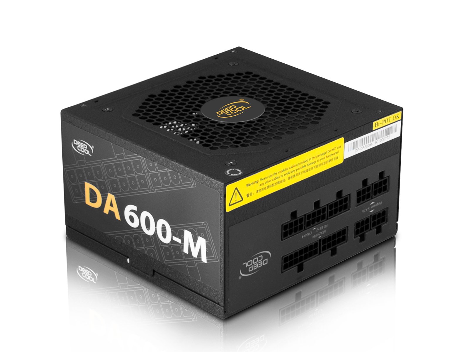 Захранване DeepCool DA600-M 600W 80+ Bronze Modular PSU