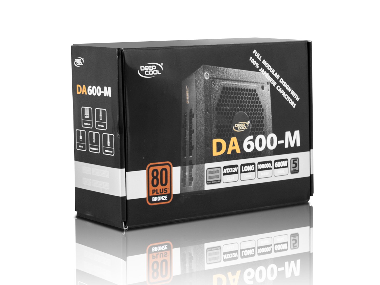 Захранване DeepCool DA600-M 600W 80+ Bronze Modular PSU