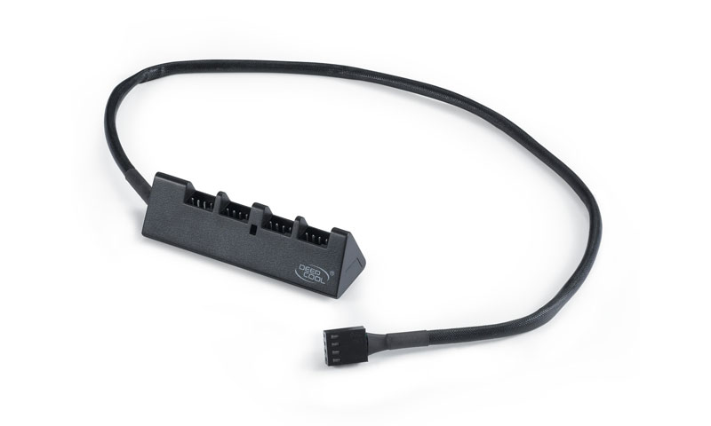 Разклонител за вентилатори DeepCool HUB 4 fans PWM/3pin