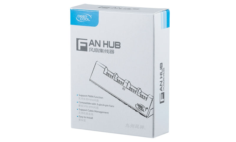 Разклонител за вентилатори DeepCool HUB 4 fans PWM/3pin