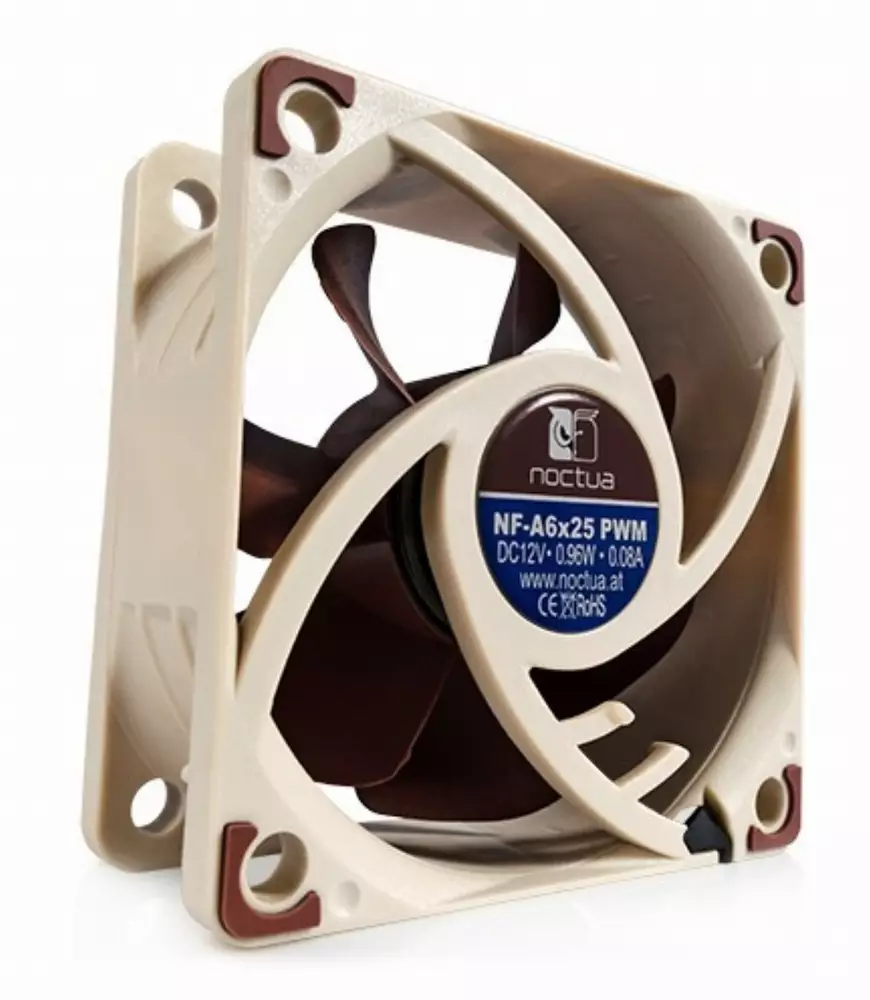 Вентилатор Noctua 60x60x25mm PWM 550-3000rpm NF-A6x25-PWM