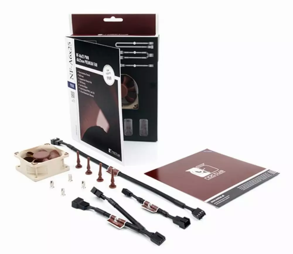 Вентилатор Noctua 60x60x25mm PWM 550-3000rpm NF-A6x25-PWM