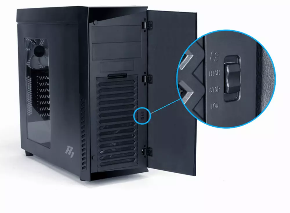 Кутия Zalman R1 Soundproof USB3.0
