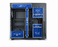 Кутия Zalman R1 Soundproof USB3.0