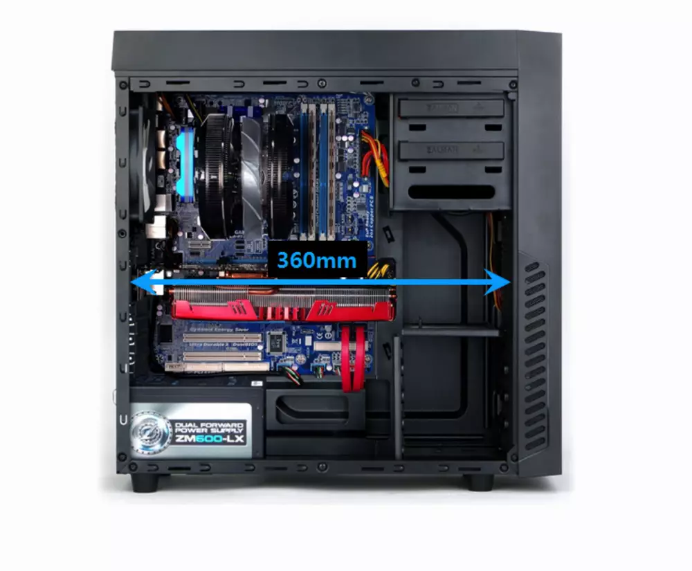 Кутия Zalman R1 Soundproof USB3.0