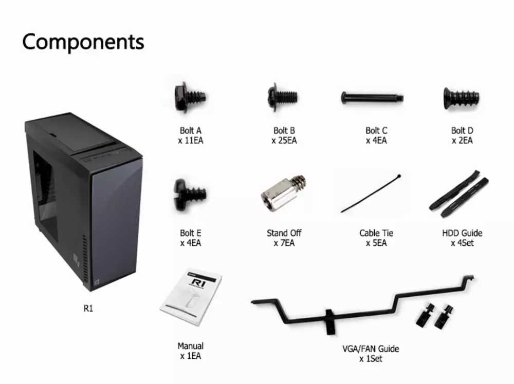 Кутия Zalman R1 Soundproof USB3.0