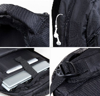 Kingsons Laptop Backpack 15.6" K8569W :: Panther Series - Black