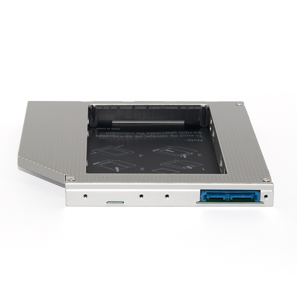 OEM Чекмедже Laptop Caddy 9.5mm SATA/SATA3 2nd hdd/ssd on optical DVD slot