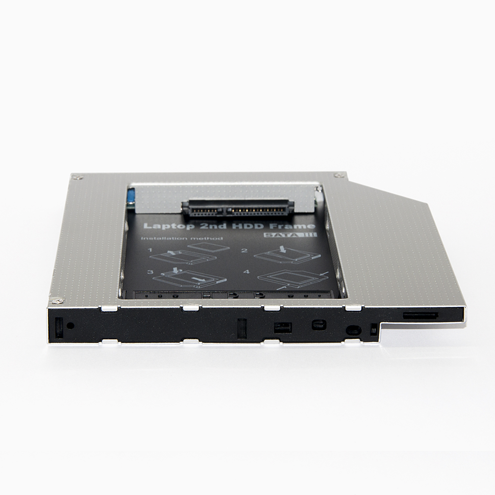 OEM Чекмедже Laptop Caddy 9.5mm SATA/SATA3 2nd hdd/ssd on optical DVD slot