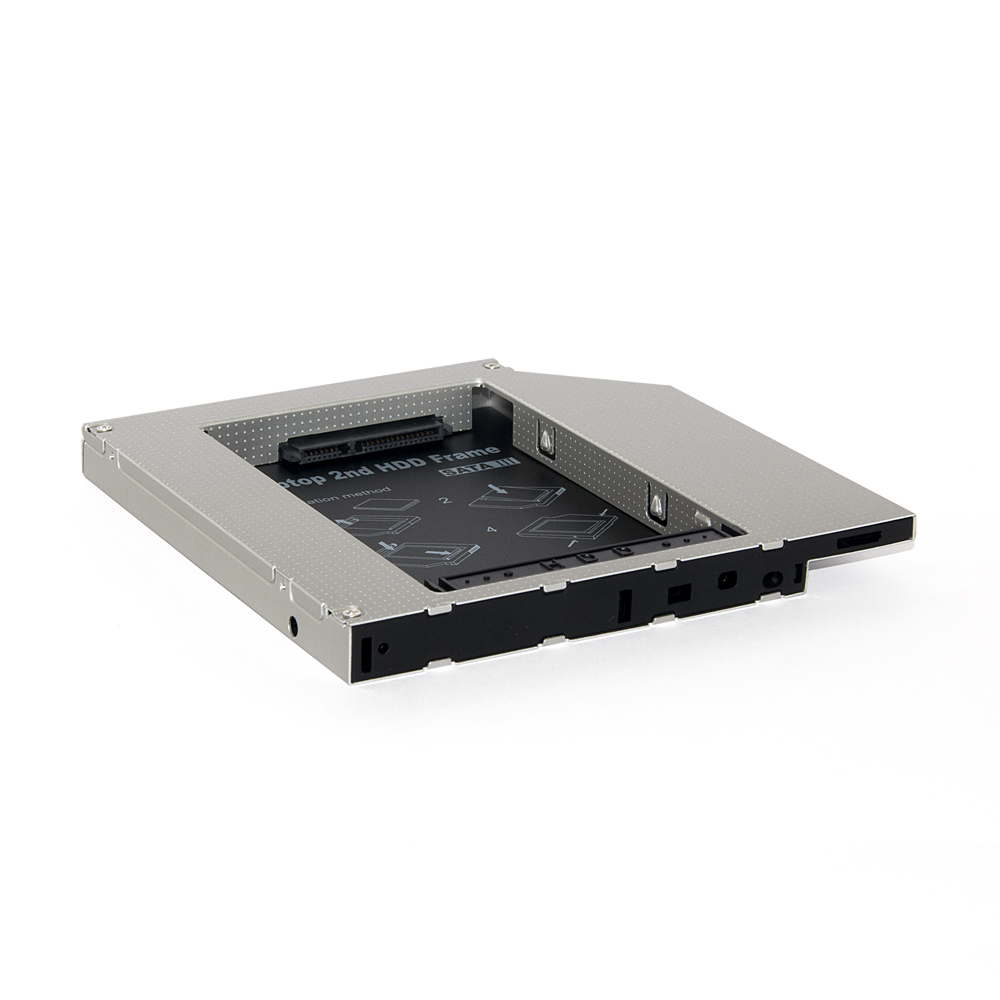OEM Чекмедже Laptop Caddy 9.5mm SATA/SATA3 2nd hdd/ssd on optical DVD slot