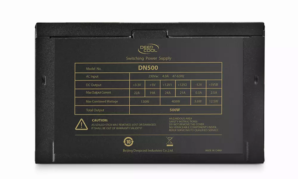Захранване DeepCool DN500 500W 80+ New version PSU