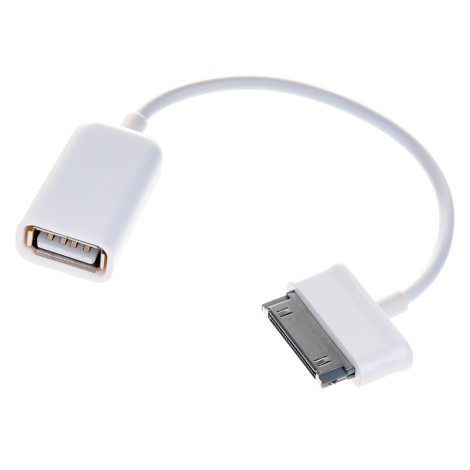 VCom Кабел OTG Samsung M / USB AF White - CU277-W-0.2m