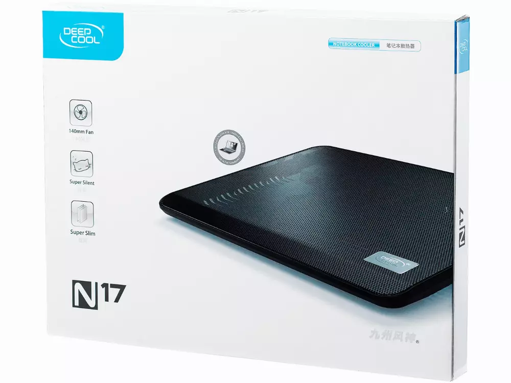 Охладител за лаптоп DeepCool Notebook Cooler N17 14" black