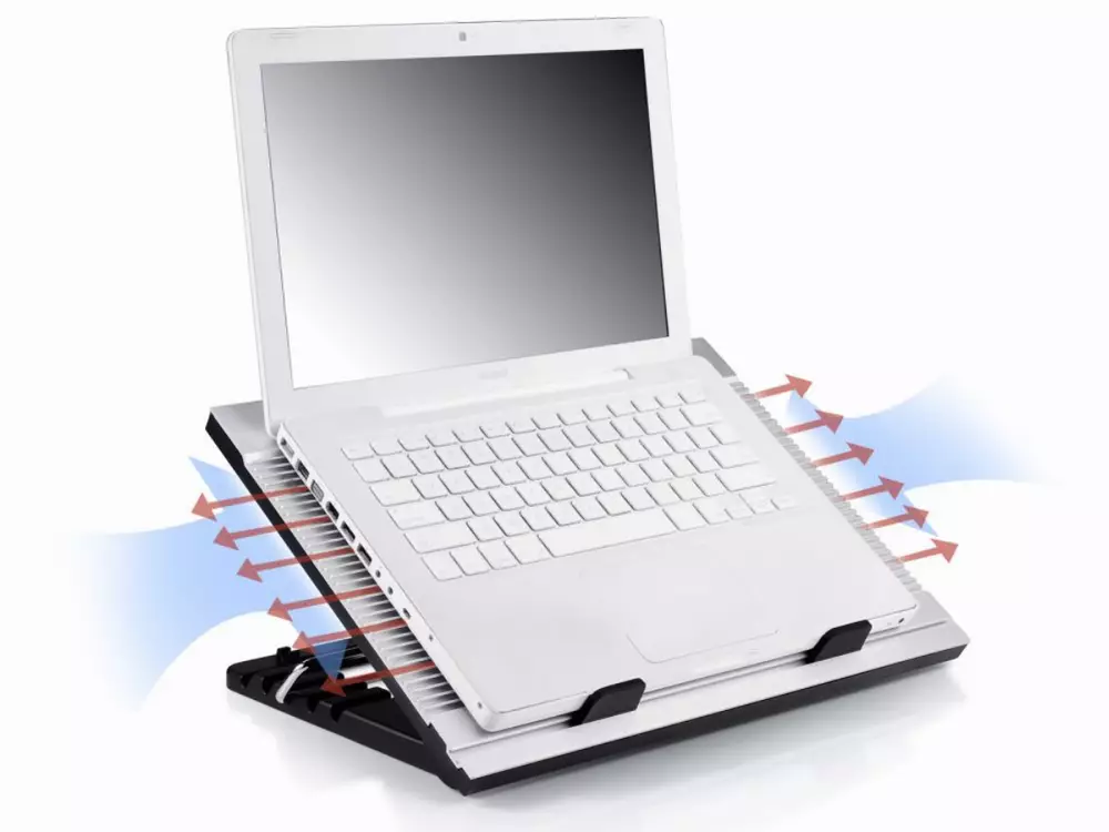 DeepCool Охлаждане за лаптоп Notebook Cooler N9 17" - Aluminium - Silver