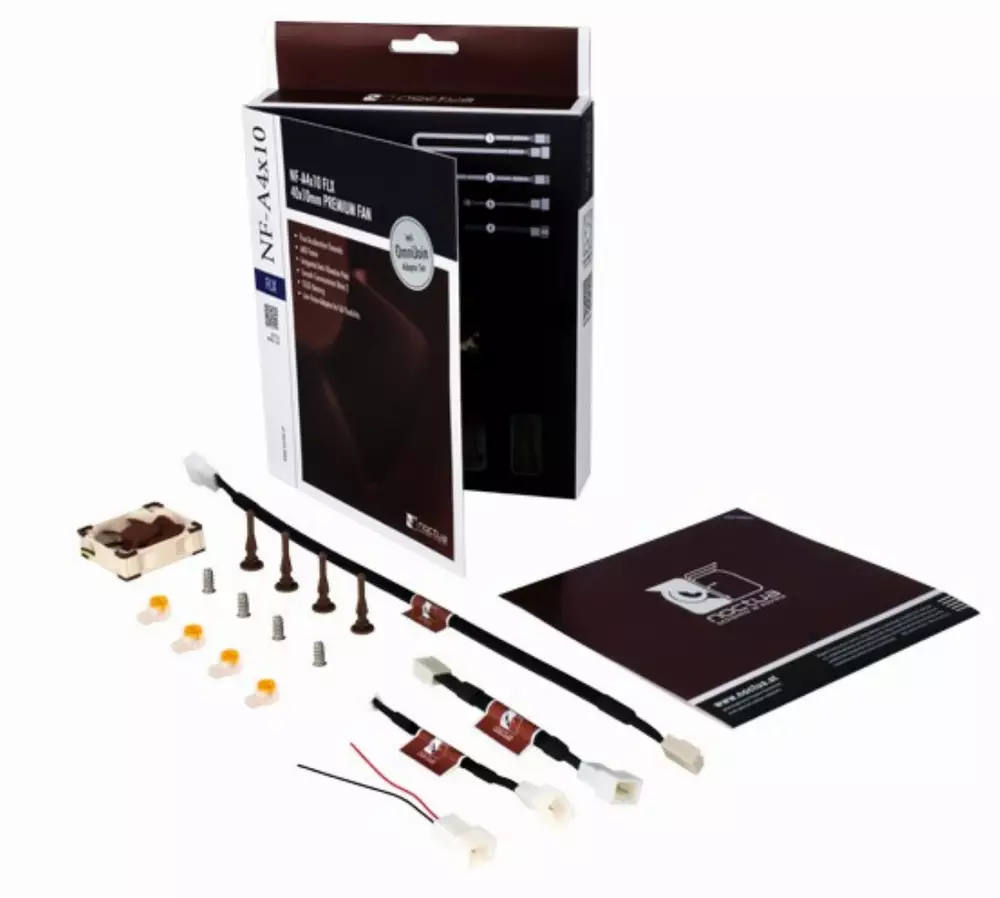 Вентилатор Noctua 40x40x10 4500/3700rpm NF-A4x10 FLX