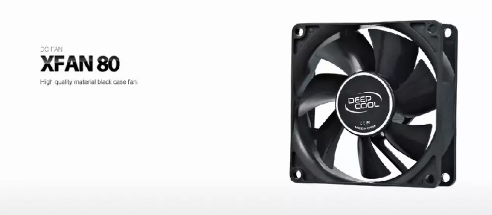 Вентилатор DeepCool 80mm Xfan 80 - 1800rpm