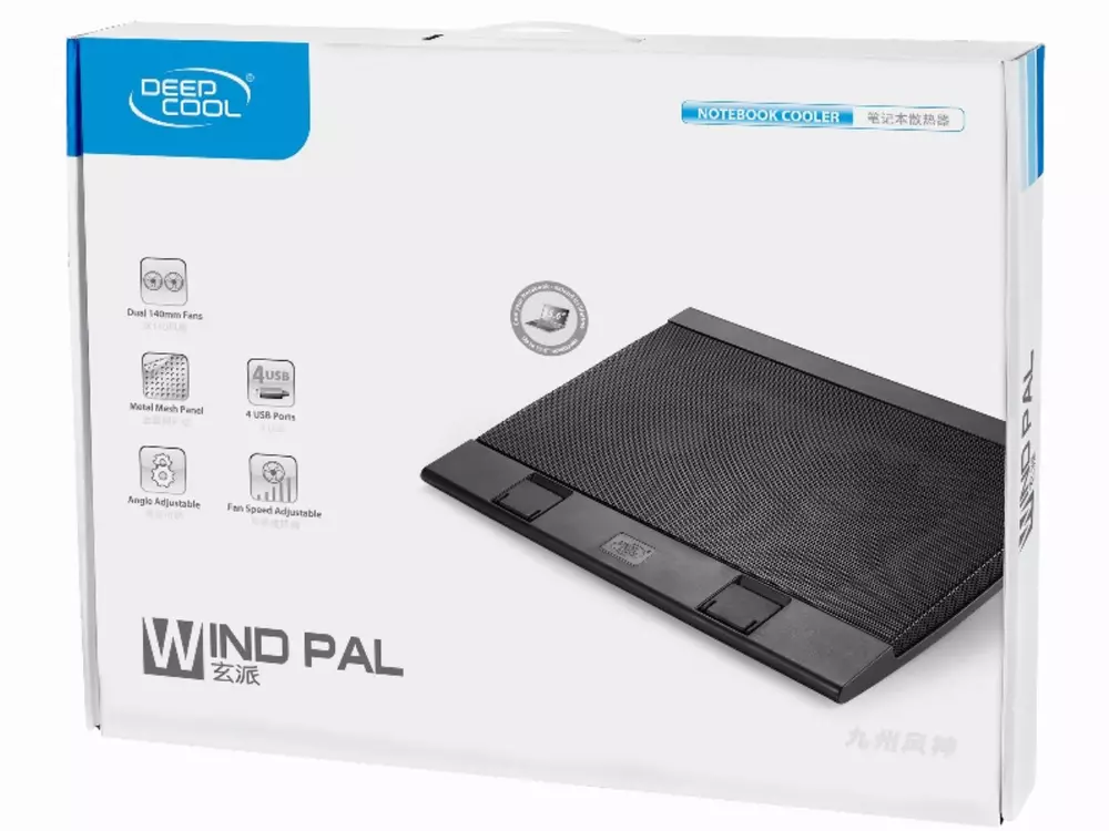 DeepCool Охлаждане за лаптоп Notebook Cooler WIND PAL 17" - Black