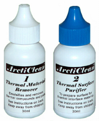 Почистване на термо паста Arctic Silver ArctiClean Thermal Surface Kit 2 x 30ml
