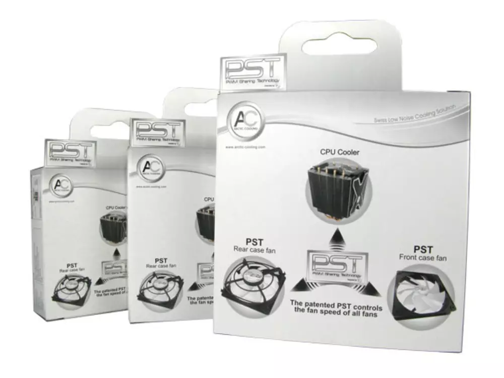 Вентилатор Arctic F12 PWM PST - 120mm/300-1350rpm