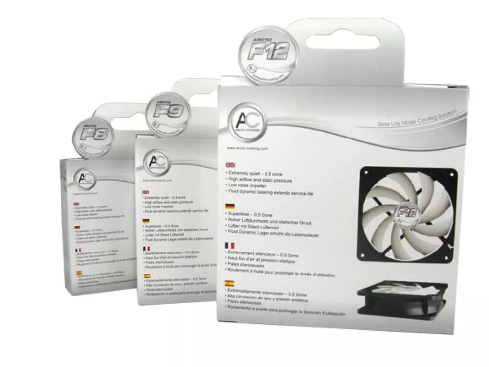 Вентилатор Arctic F12 - 120mm/1350rpm