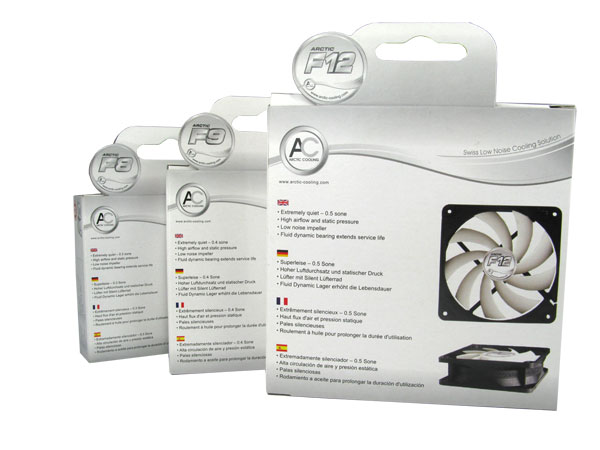Вентилатор Arctic F12 - 120mm/1350rpm
