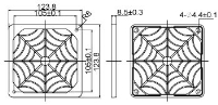 Филтър Evercool Plastic - 120mm